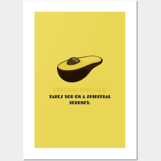 Yellow Avocado: Spiritual Journey Posters and Art